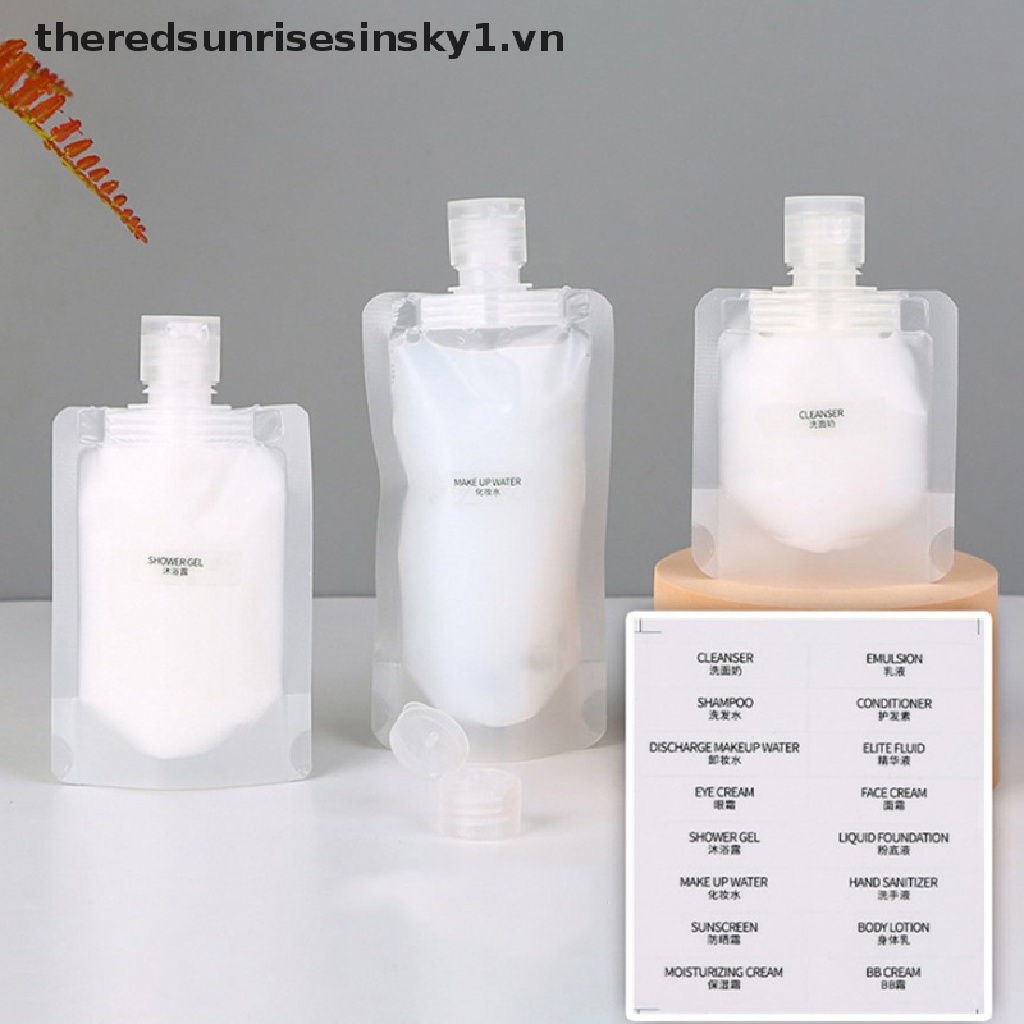 Túi chiết dầu gội mỹ phẩm trang điểm dạng chất lỏng tiện lợi đi du lịch