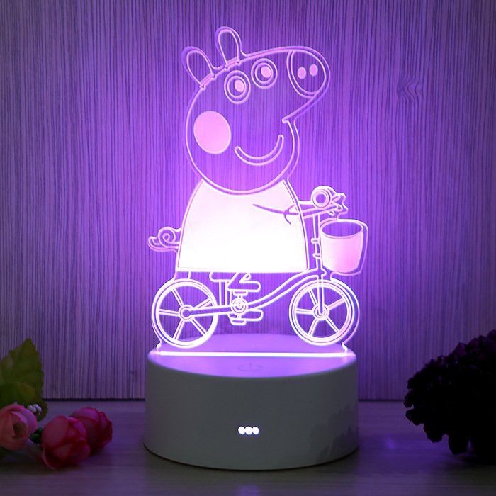 [ĐÈN TRANG TRÍ] Đèn Ngủ, Đèn Trang Trí, Led 3D Ánh Sáng Đơn Sắc Nhập Khẩu Nội Địa Trung Quốc