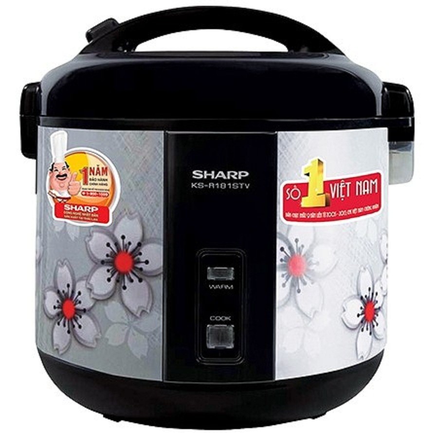 Nồi Cơm Điện Sharp KS-NR181STV "SS" - 1.8 Lít
