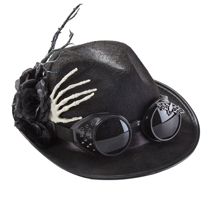 Mũ Phớt Chống Trượt Phong Cách Steampunk Cá Tính Cho Nam