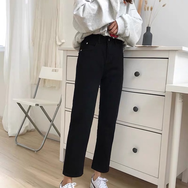 Quần jeans suông/ Quần jeans trắng