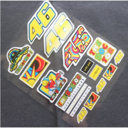 BỘ TEM LOGO TRANG TRÍ 46 NHIỀU KIỂU TRANG TRÍ XE BẮT MẮT