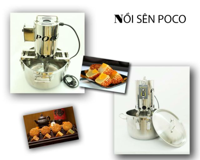 (2020 POCO CHÍNH HÃNG) NỒI SÊN NHÂN POCO 30CM TRỤC SÊN (kèm theo nắp nồi)