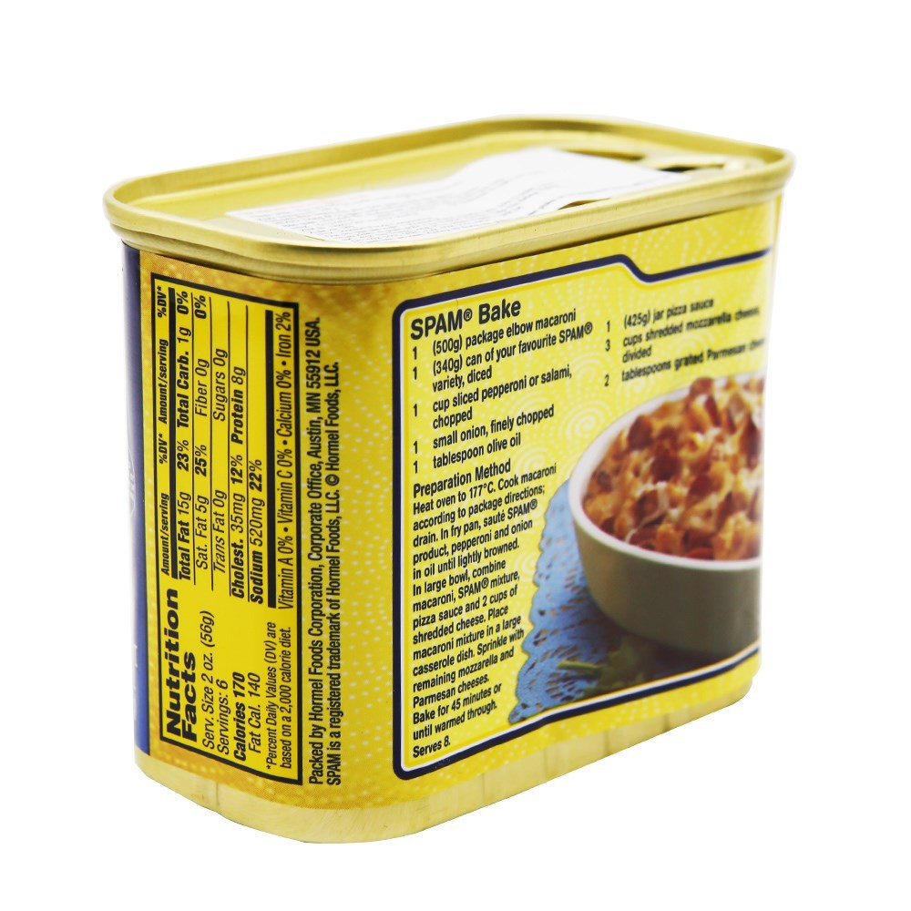 Thịt Heo Hộp Spam Classic 340g