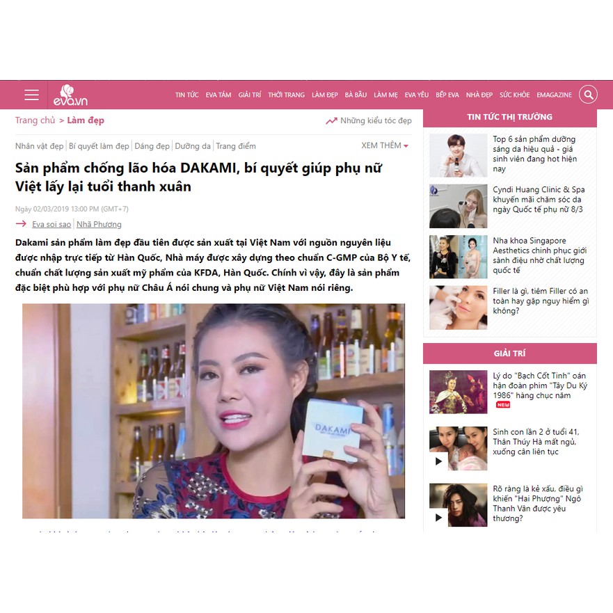 Kem chống lão hóa Dakami  COMBO 2 HỘP [CHÍNH HÃNG] | BigBuy360 - bigbuy360.vn