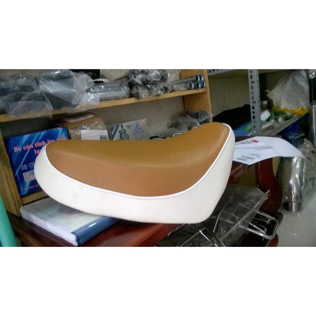 Yên trước kiểu cho cub lùn, én,81,86 màu kem - bò