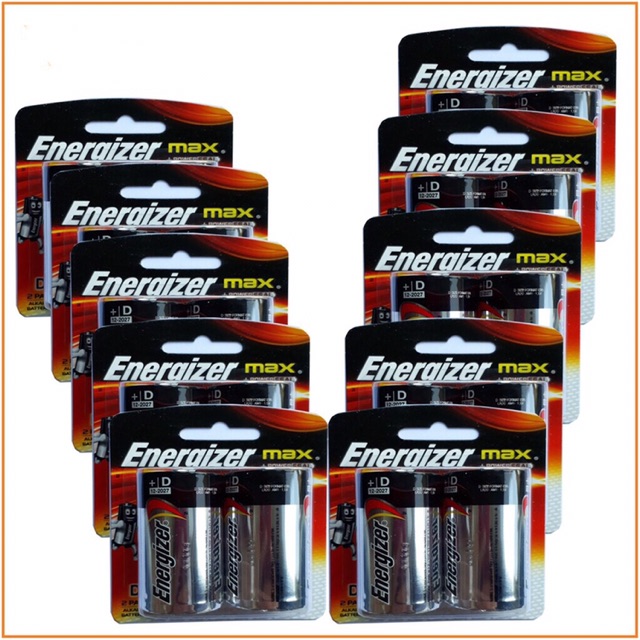 Combo 10 Vỉ Pin Đại Energizer Max E95 BP2 Chính Hãng Vỉ 2 Viên