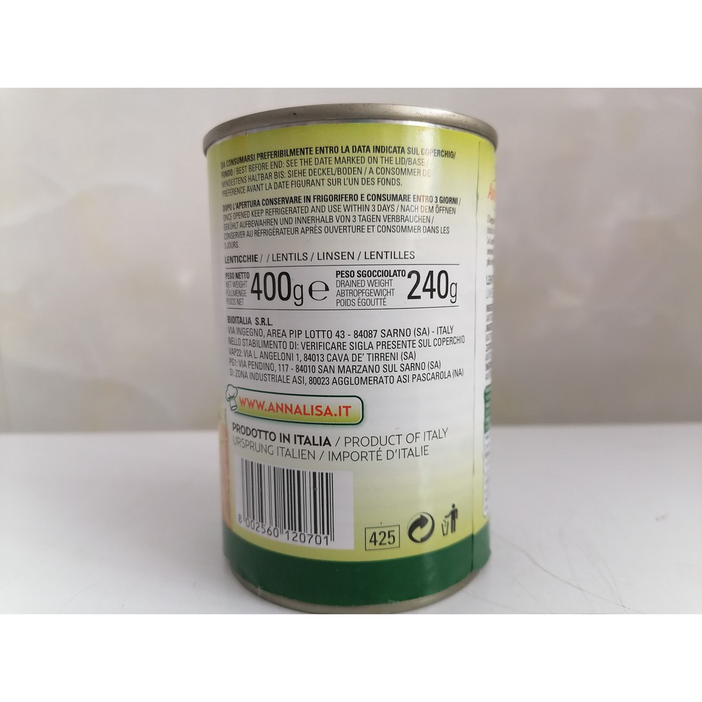 [400g] Đậu lăng [Italia] ANNALISA Lentils (tgc-hk)