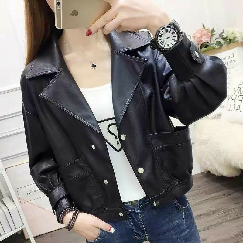 Áo da bom tay mã 8398 hàng QC có hai túi