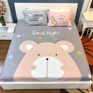 Ga gối 3D cotton 100%