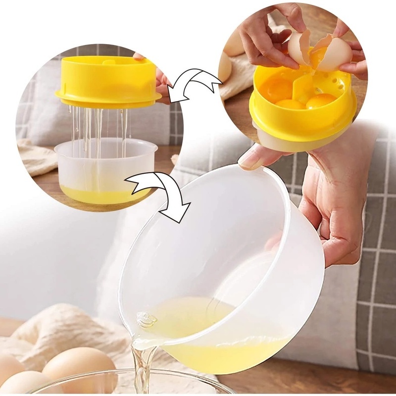 1 Dụng Cụ Tách Lòng Đỏ Trứng Gà An Toàn Tiện Lợi