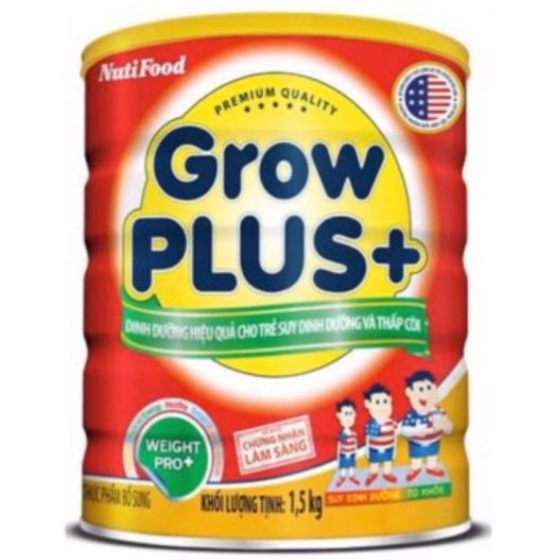 Sữa Grow Plus đỏ 1,5kg