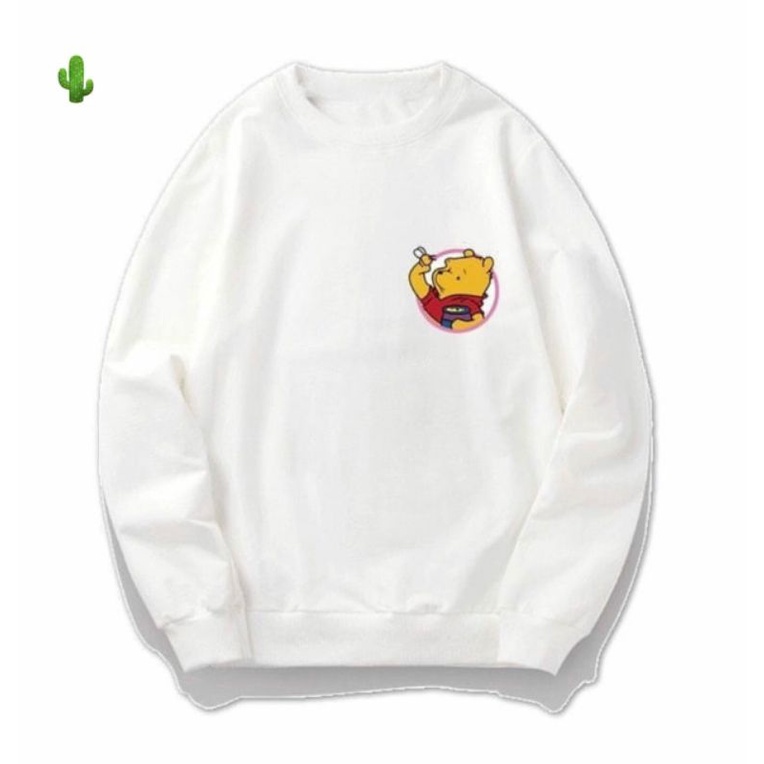 Áo nỉ chú gấu xinh