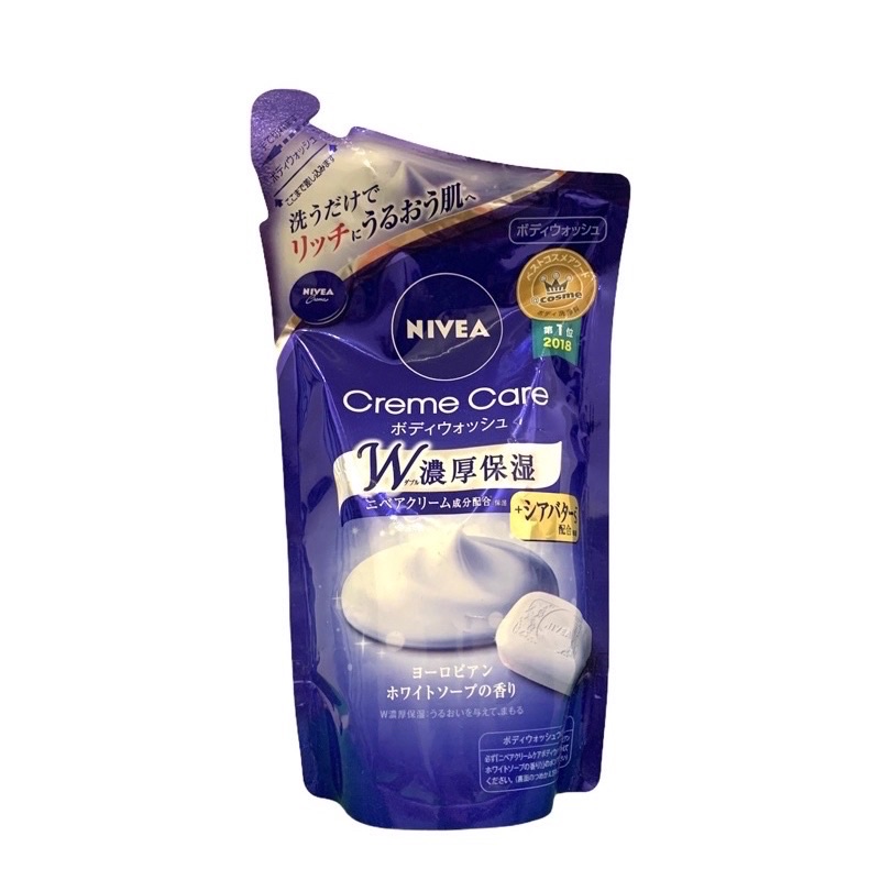 Sữa tắm Nivea cream nội đia Nhật chai 480ml và túi 360ml