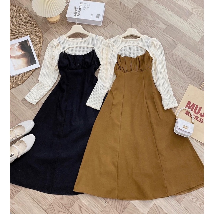 Set váy 2 màu 8601