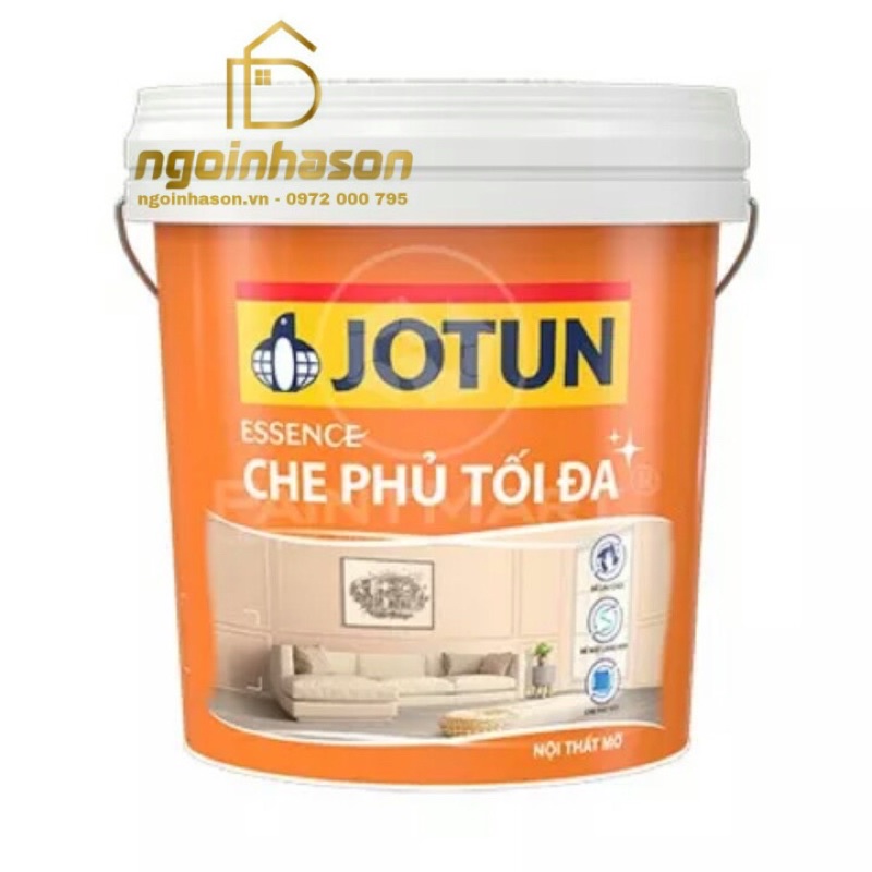 Sơn Jotun nội thất che phủ tối đa mờ 5L