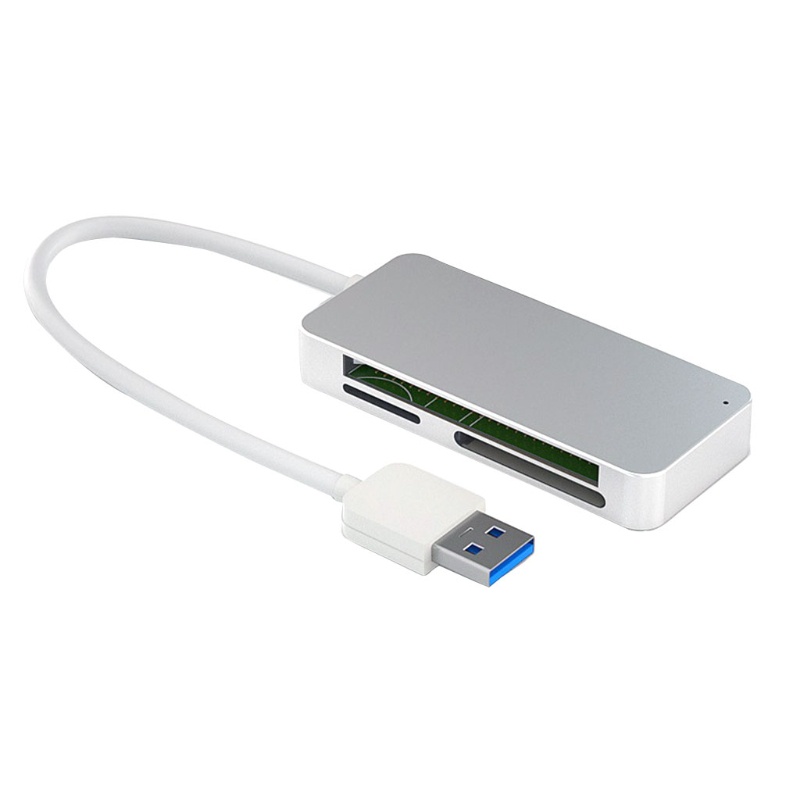 Đầu Đọc Thẻ Nhớ 3 Trong 1 Usb 3.0 / Type-C Sang Cf Tf Sd Cho Laptop Linux