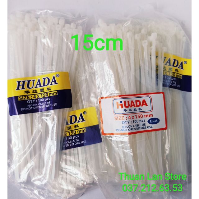 Túi 100c Dây Rút Nhựa dài 15cm