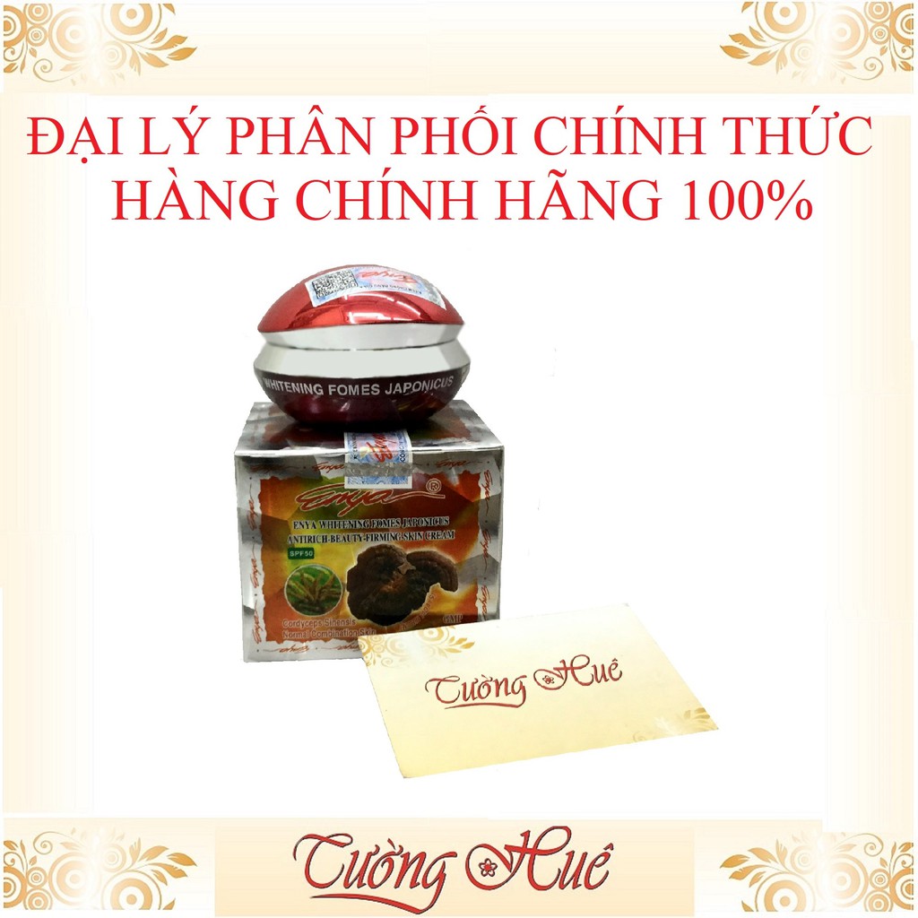 Kem dưỡng trắng ENYA Linh Chi - 30g - Đỏ.