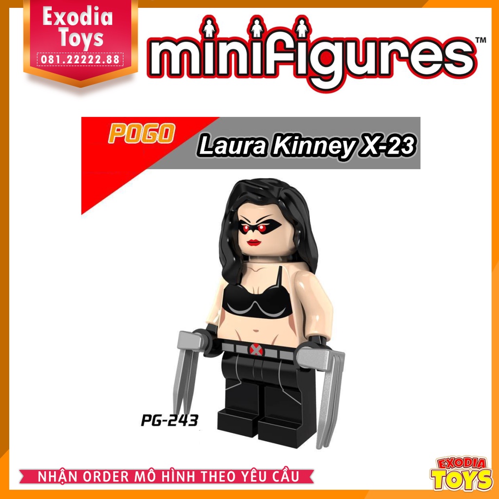 Xếp hình minifigure nhân vật siêu anh hùng vũ trụ Marvel/DC Comics - Đồ Chơi Lắp Ghép Sáng Tạo - POGO PG8063