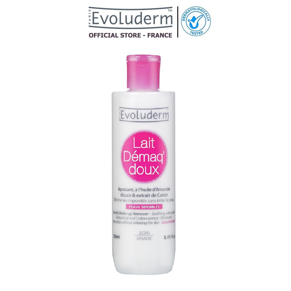 Sữa tẩy trang dành cho da nhạy cảm Evoluderm Lait Démaq' Doux Peaux Sensibles 250ml | BigBuy360 - bigbuy360.vn