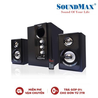 Loa máy tính soundmax 2.1 a2117 new 100%