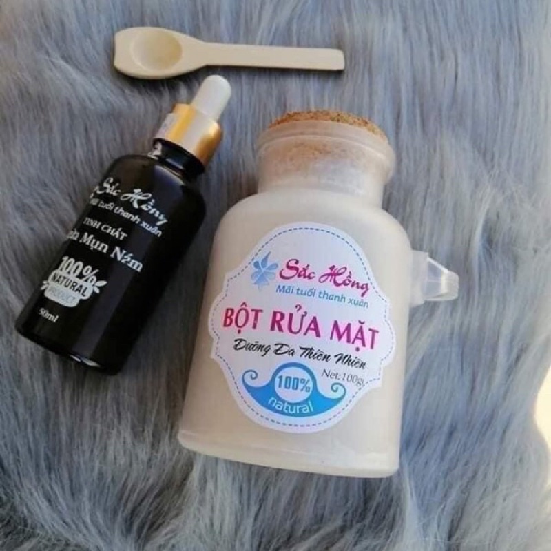 COMBO SẮC HỒNG LÀM SẠCH MỤN SÁNG DA