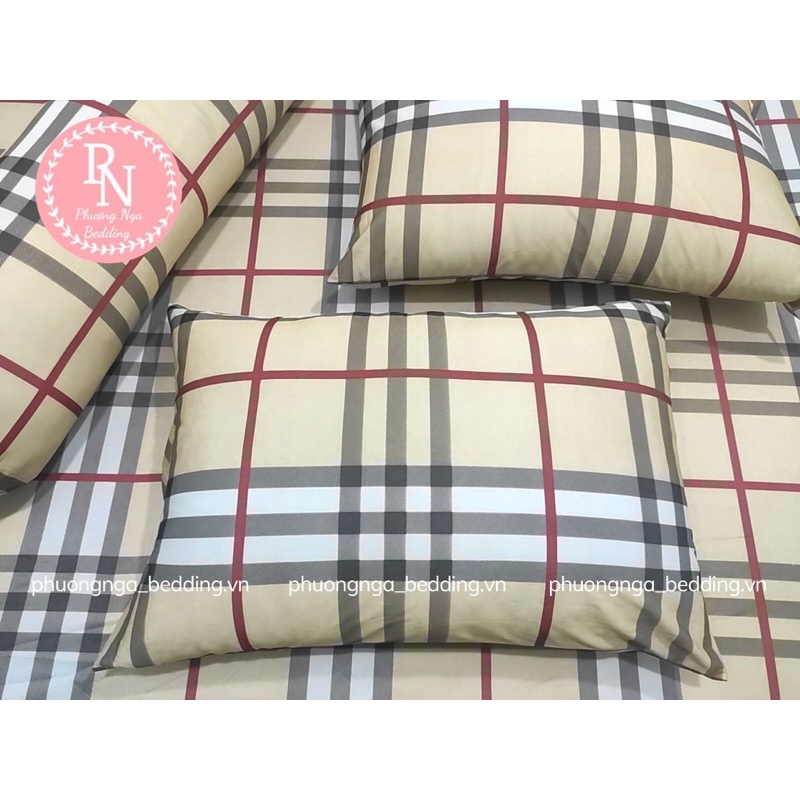 BỘ GA + ÁO GỐI THUN LẠNH VIỆT NAM đủ kích thước( 1 ga bọc+ 2 áo nằm + 1 áo ôm) | BigBuy360 - bigbuy360.vn