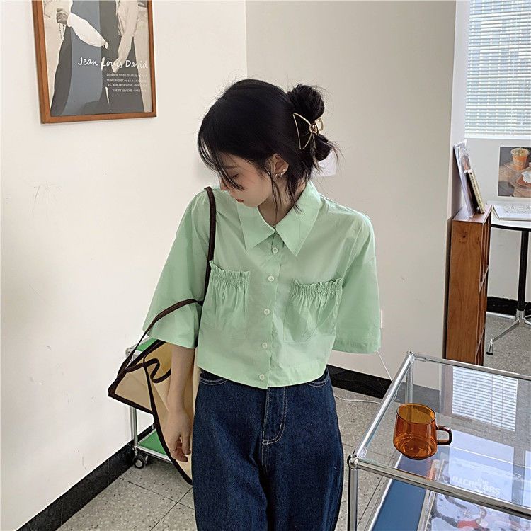 Áo NgắN Tay In Hoa Xinh XắN JL-TX-398