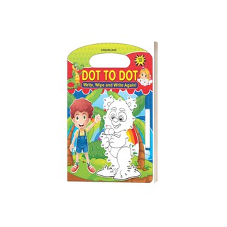 Sách - Nối các điểm thành hình (WRITE,WIPE & WRITE AGAIN - DOT TO DOT)