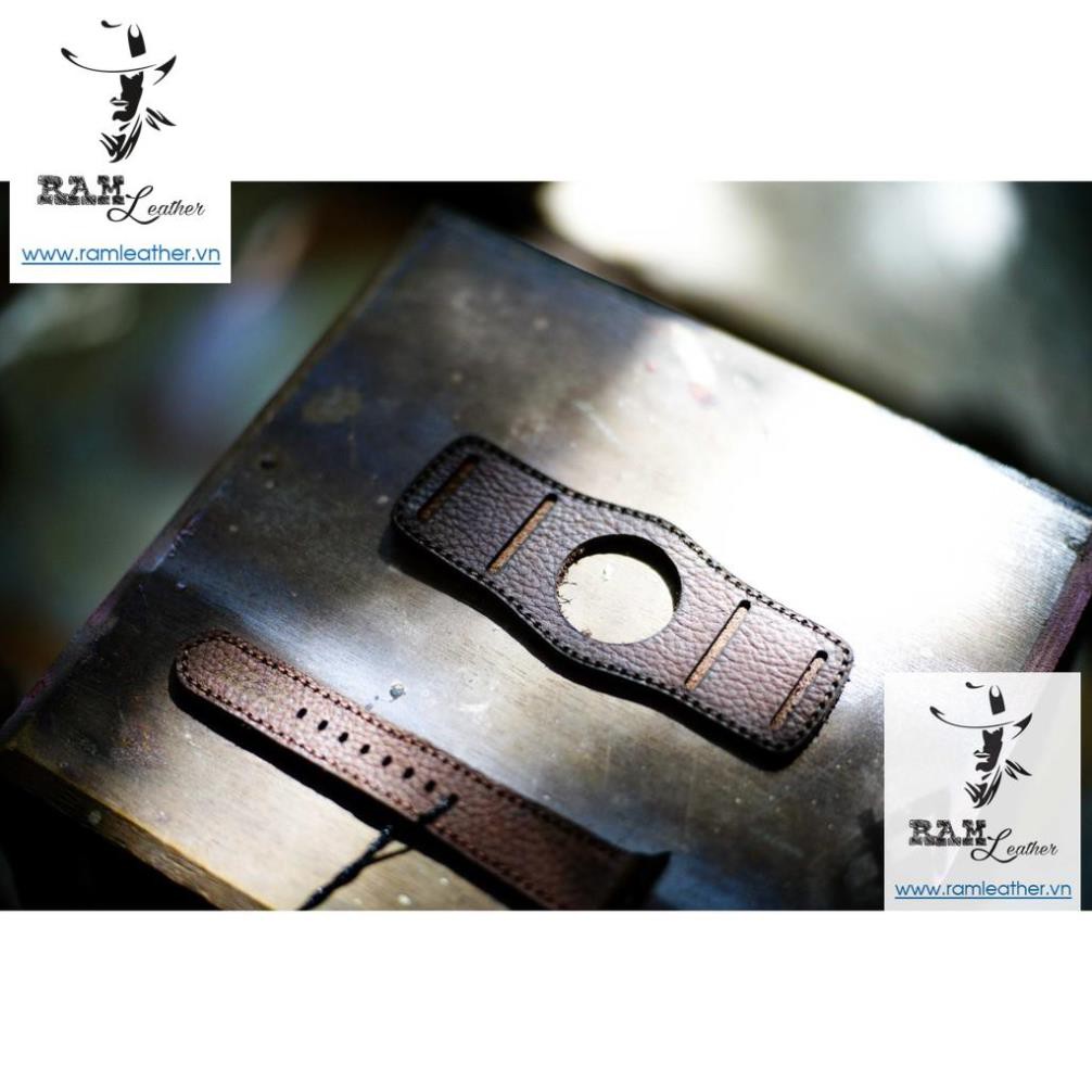 Tấm Lót Bundstrap Da Bò Thật Bền Đẹp Ram B2 Nâu Hạt-Chính Hãng RAM