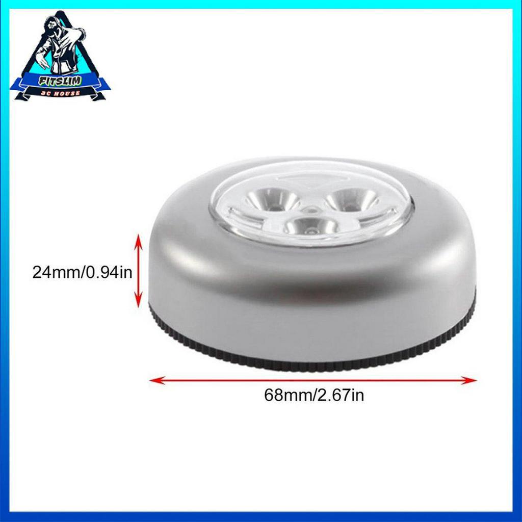 3 đèn LED chạy bằng pin Gậy chạm Đèn cảm ứng Đèn đầu giường Lều Trang chủ