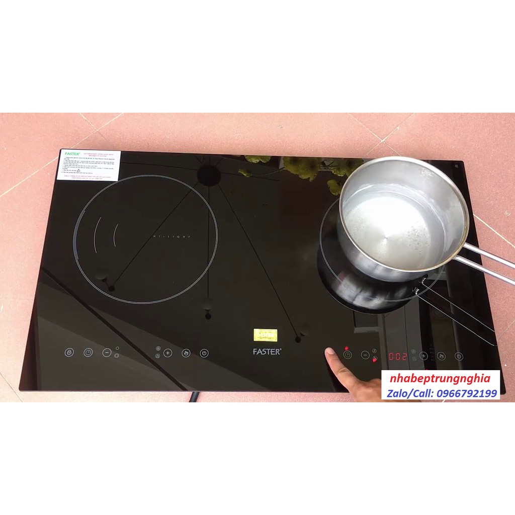 Bếp điện từ Faster FS 288HI, bếp điện từ đôi, bếp từ hồng ngoại, bếp hỗn hợp điện từ, bếp điện từ giá rẻ