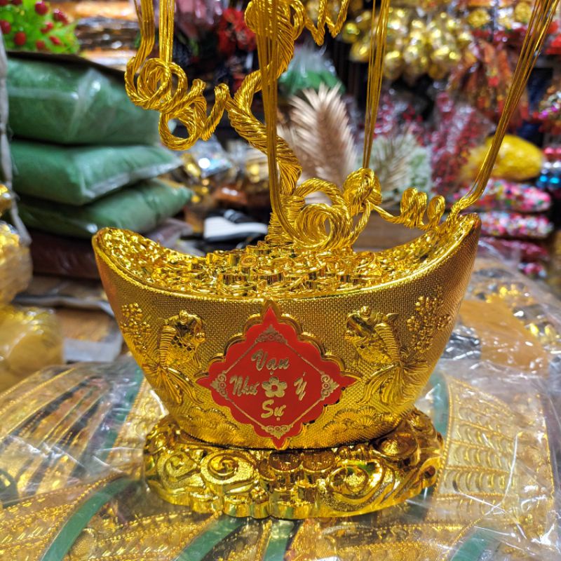 Gốc cây thỏi vàng vạn sự như ý size đại làm cây cành vàng lá ngọc trưng bày công ty, biệt thự không gian lớn