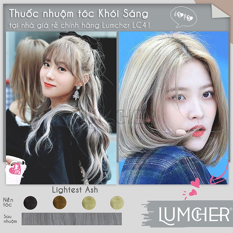 Thuốc nhuộm tóc Khói Sáng tại nhà giá rẻ chính hãng Lumcher LC41