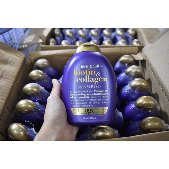 Cặp dầu gội xả biotin kích thích mọc tóc Mỹ