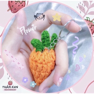 Móc khoá cà rốt handmade
