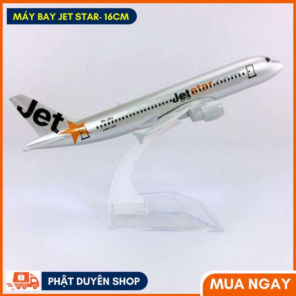 Máy bay kim loại mô hình (16cm) không có bánh xe. có + Đế trưng bày