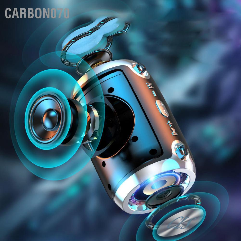 Loa Bluetooth Không Dây thông minh Bass mạnh pin 3000mAh có thẻ nhớ sạc dự phòng【Carbon070】