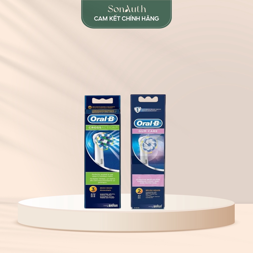 Set 2 chiếc đầu bàn chải điện thay thế Oral-B