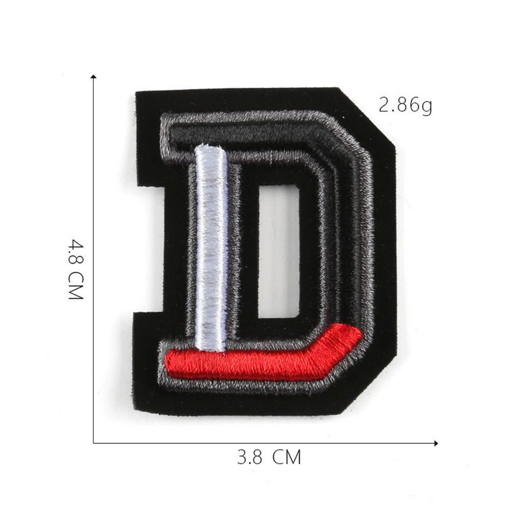 Sticker Ủi Thêu Hình Chữ Cái