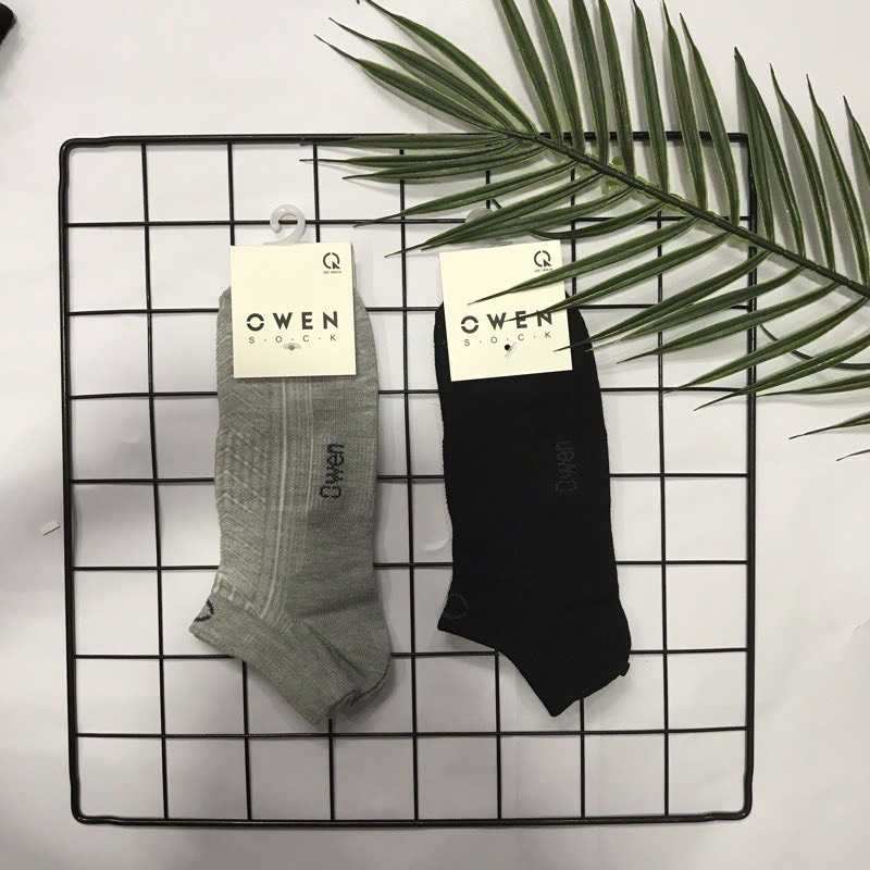 Tất nam OWEN cổ ngắn - TAT04 không hôi không xù lông thoáng khí