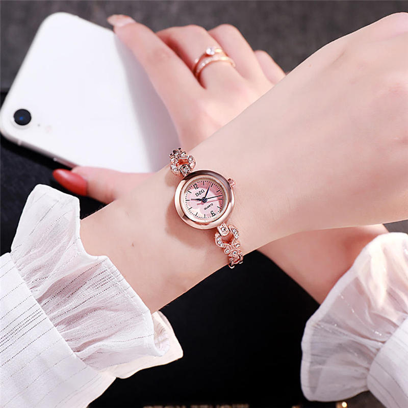 ZOLFA Luxury Rose Gold Womens Bracelet Watches Fashion Stainless Steel Ladies Quartz Watch Analog Clock Exquisite Lady Accessories Đồng hồ nữ