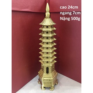 Tháp văn xương 9 tầng bằng đồng MS215a