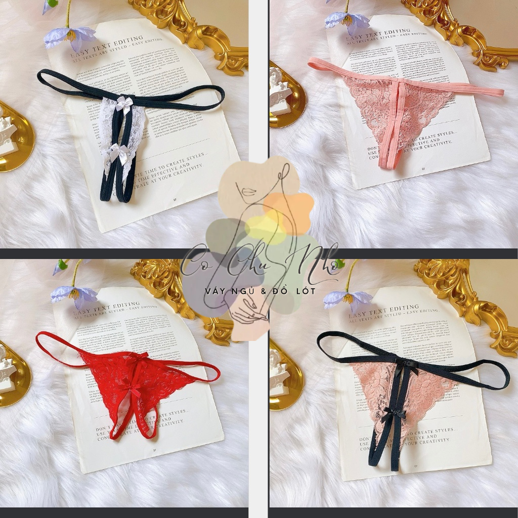 CK001 - Chip ren lọt khe sexy - quần lót ren dày dặn sexy - cô chủ nhỏ chuyên sỉ (link2)