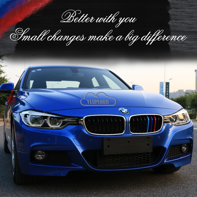Set 3 Miếng Dán Trang Trí Xe Hơi bmw 1 series 2 series 3 series 4 series 5 series 6 series x1 x2 x3 x4 x5 Ốp Điện Thoại Thời Trang Cho Vivo x6 x7 z4 x7