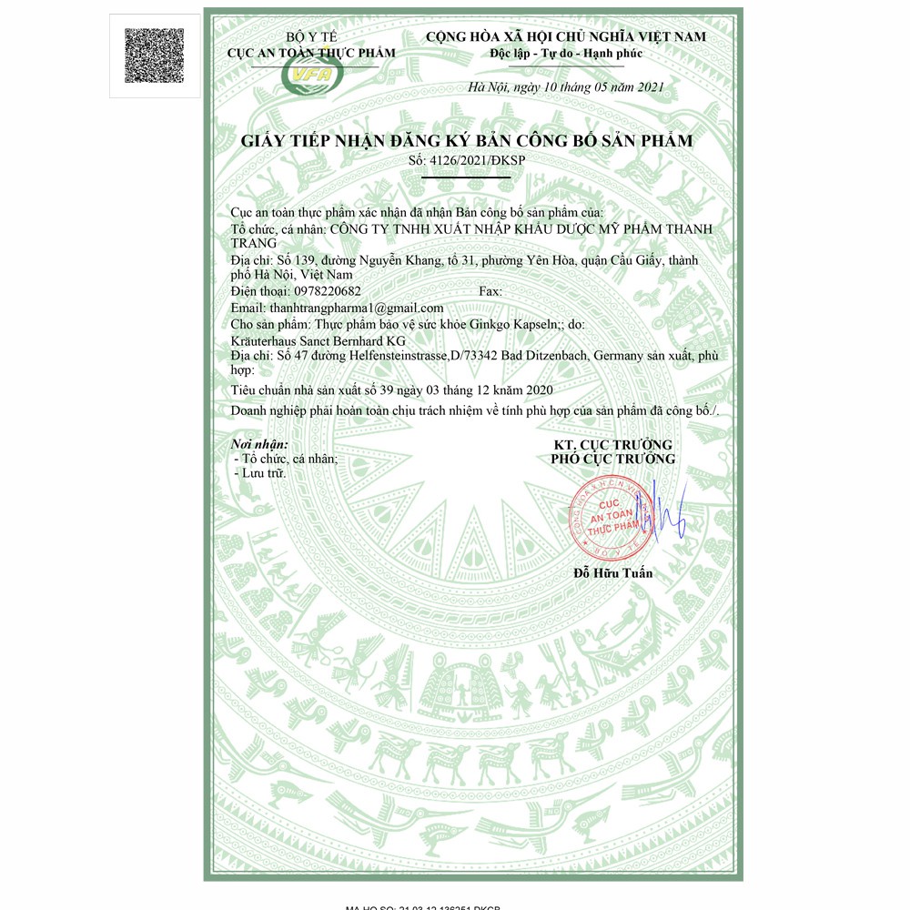 Viên uống bổ não đến từ chính hãng Đức aktiv Ginkgo + B-vitamins + Choline (Hộp 30 viên)