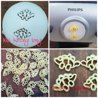 Khuôn nui hình khủng long dùng cho máy làm mì Philips