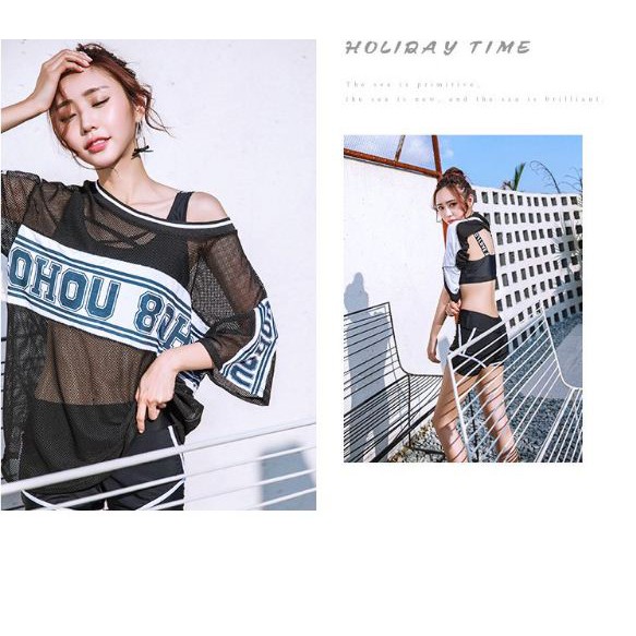 bikini kiểu dáng thể thao 3 món