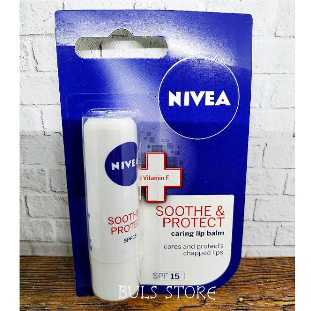 (hàng Mới Về) Son Dưỡng Môi Thương Hiệu Nivea 4.8g